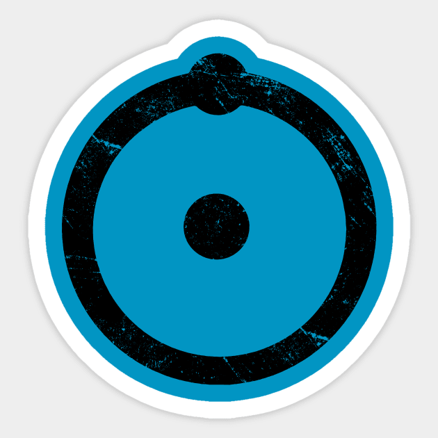 Doctor Manhattan Symbol Watchmen Sticker by Coccomedian